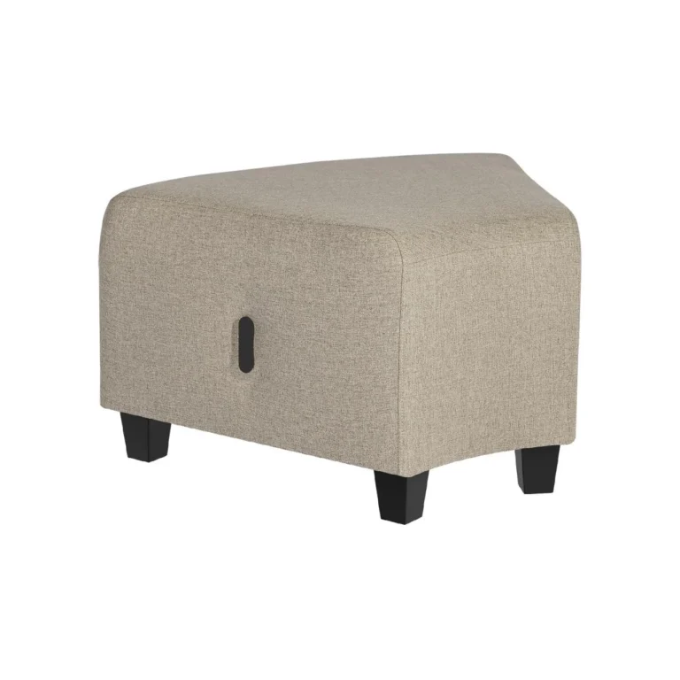 Modulsofa Hizia sete u/rygg skrå beige - Bilde 3