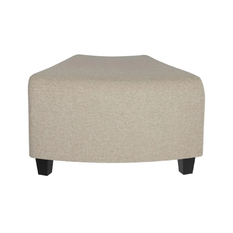 Modulsofa Hizia sete u/rygg skrå beige - Bilde 4