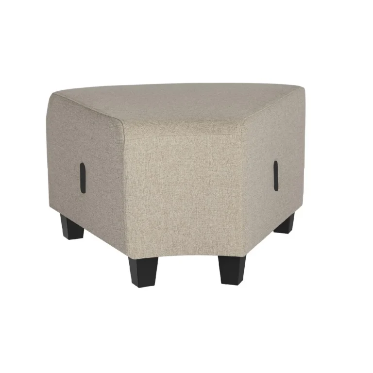 Modulsofa Hizia sete u/rygg skrå beige - Bilde 5
