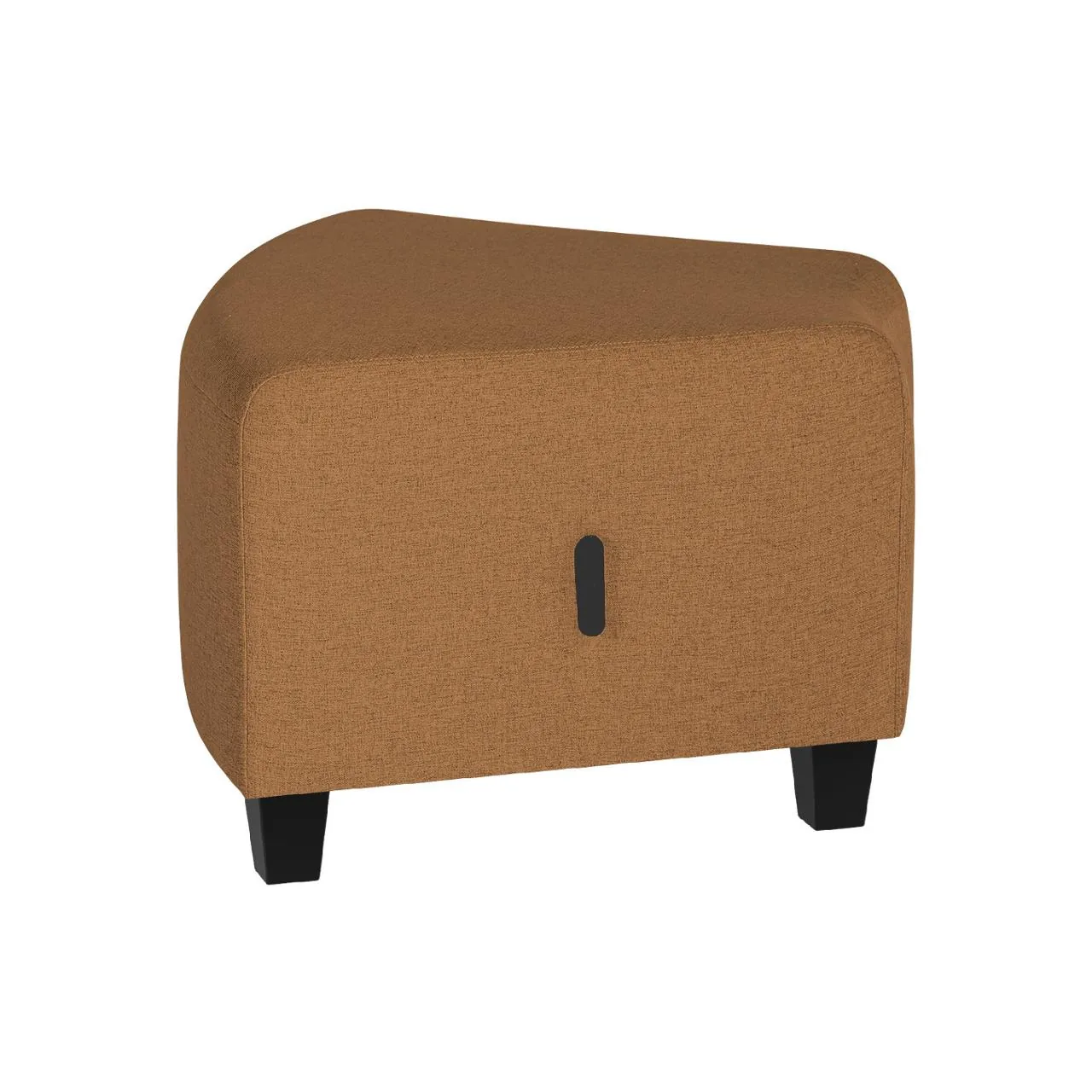 Modulsofa Hizia sete u/rygg skrå brun