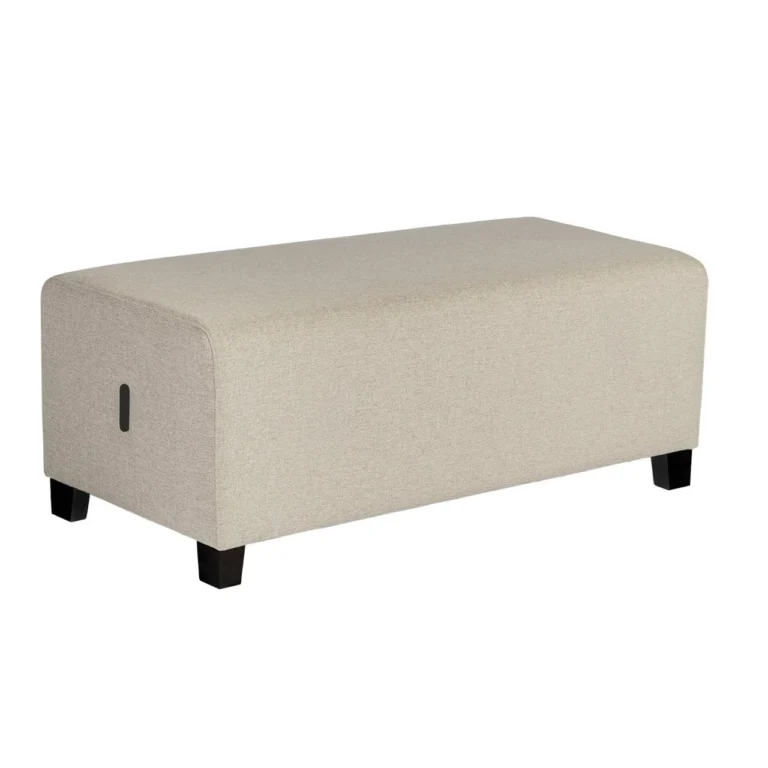 Modulsofa Hizia 2-seter sete u/rygg beig