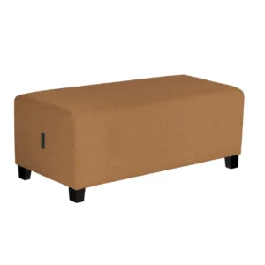 Modulsofa Hizia 2-seter sete u/rygg brun