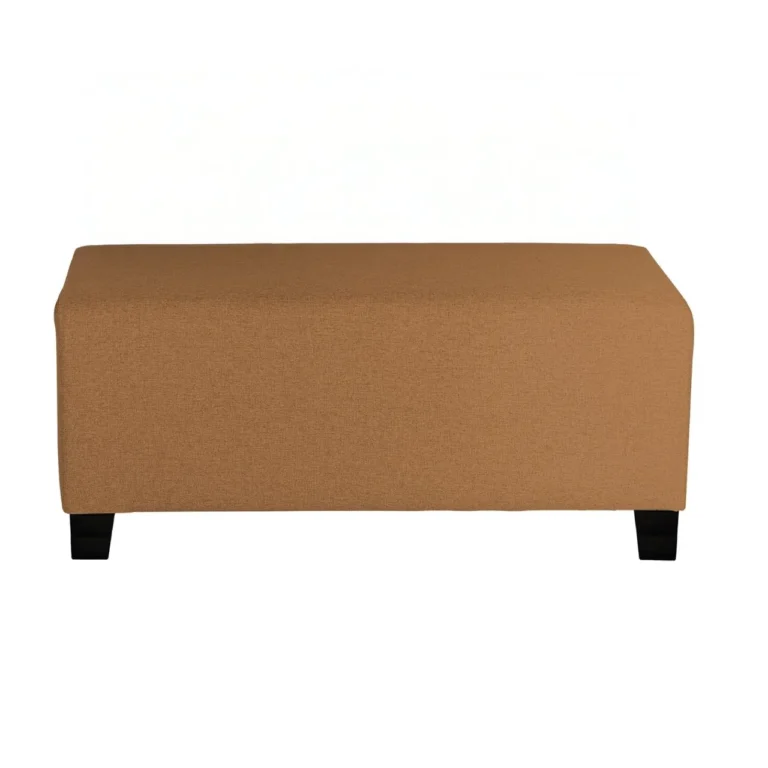 Modulsofa Hizia 2-seter sete u/rygg brun - Bilde 2