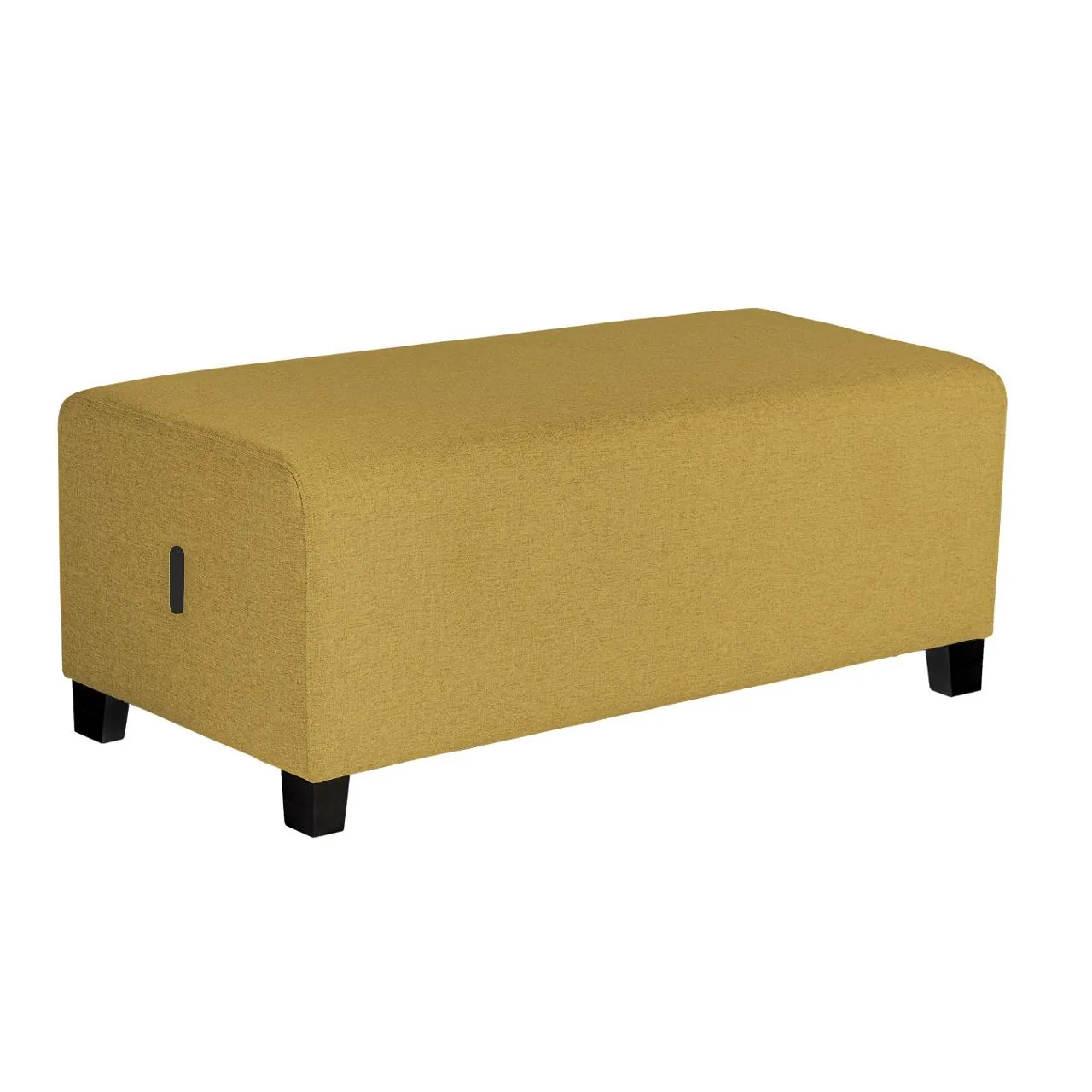 Modulsofa Hizia 2-seter sete u/rygg gul