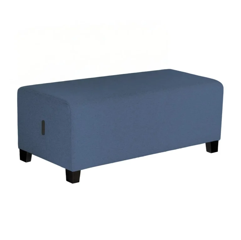 Modulsofa Hizia 2-seter sete u/rygg blå