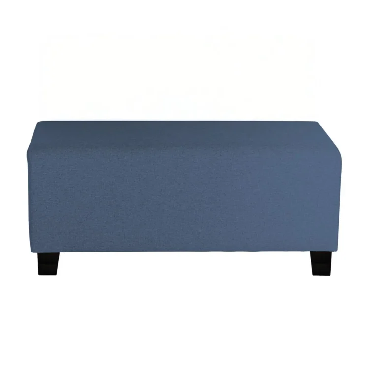 Modulsofa Hizia 2-seter sete u/rygg blå - Bilde 2