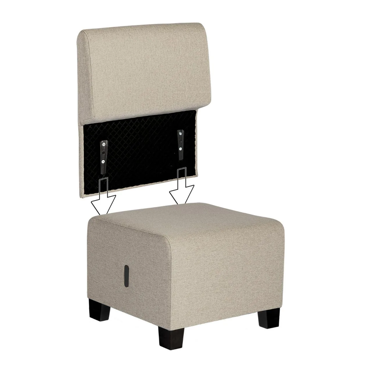 Modulsofa Hizia sete m/rygg beige