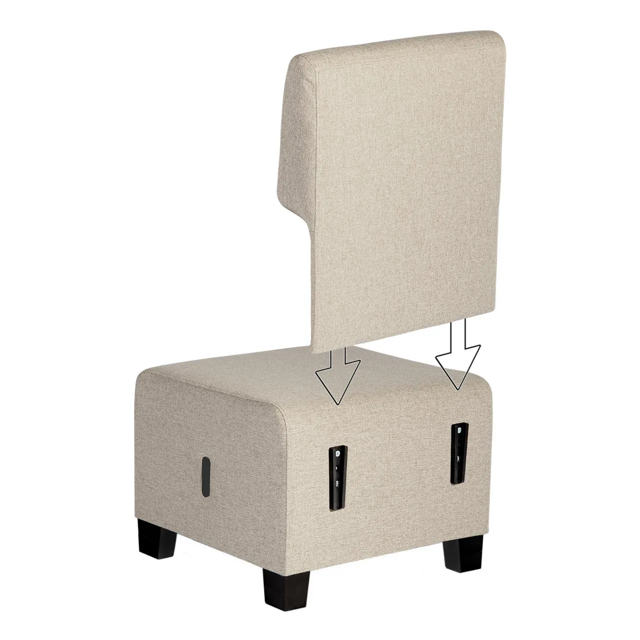 Modulsofa Hizia sete m/rygg beige
