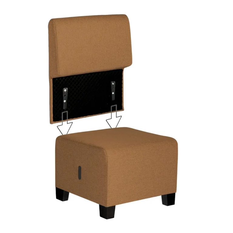 Modulsofa Hizia sete m/rygg brun - Bilde 11