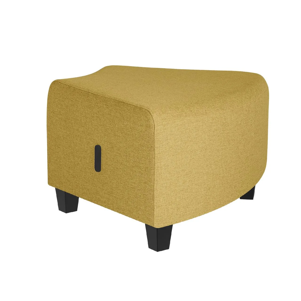 Modulsofa Hizia sete u/rygg skrå gul