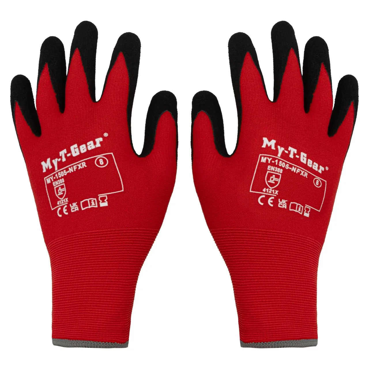Hanske MTG MY-1505-NFXR nitril 6 rød