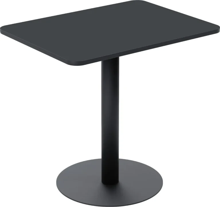 Bord PAPERFLOW Mezzo kvadrat 75cm sort