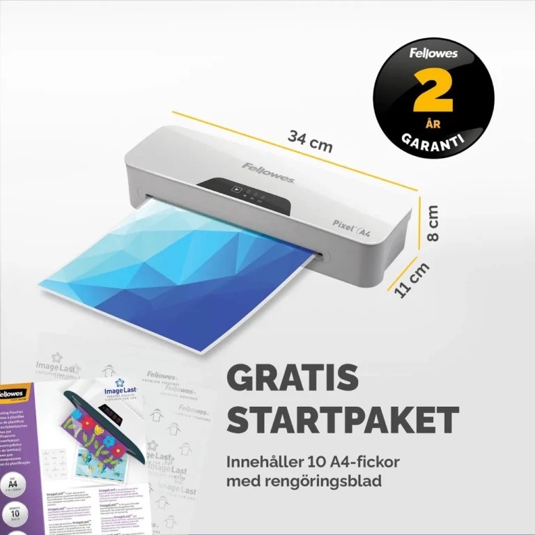 Lamineringsmaskin FELLOWES Pixel A4 - Bilde 6
