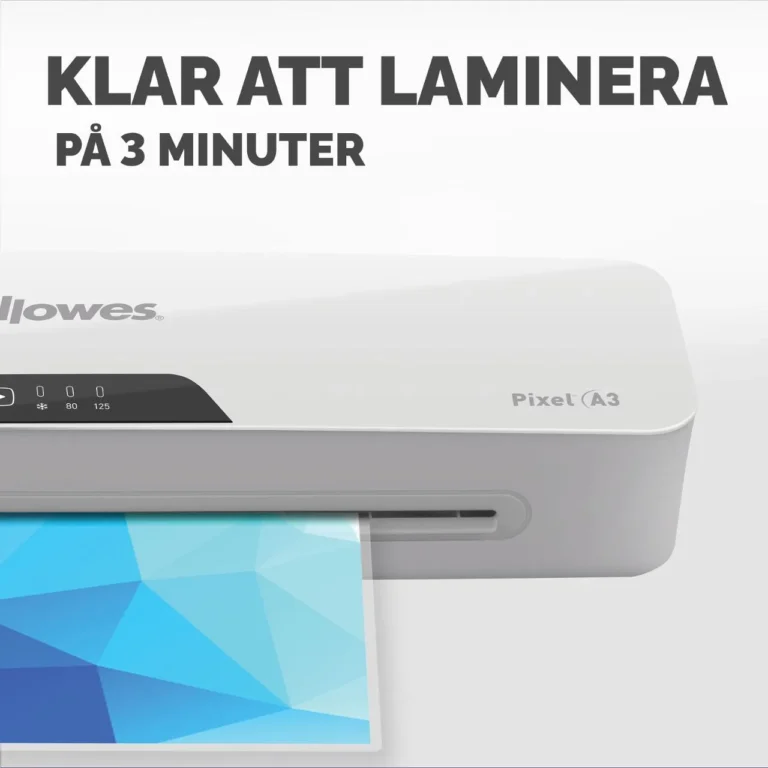 Lamineringsmaskin FELLOWES Pixel A3 - Bilde 6