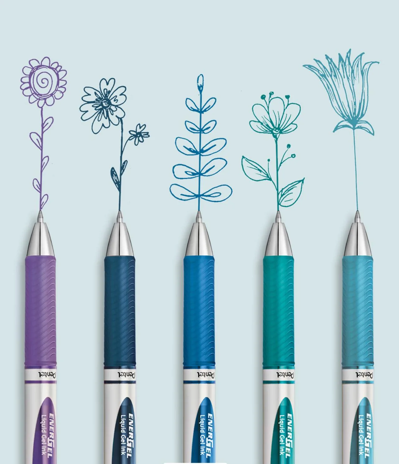 Geleroller PENTEL EnerGel 07 sort