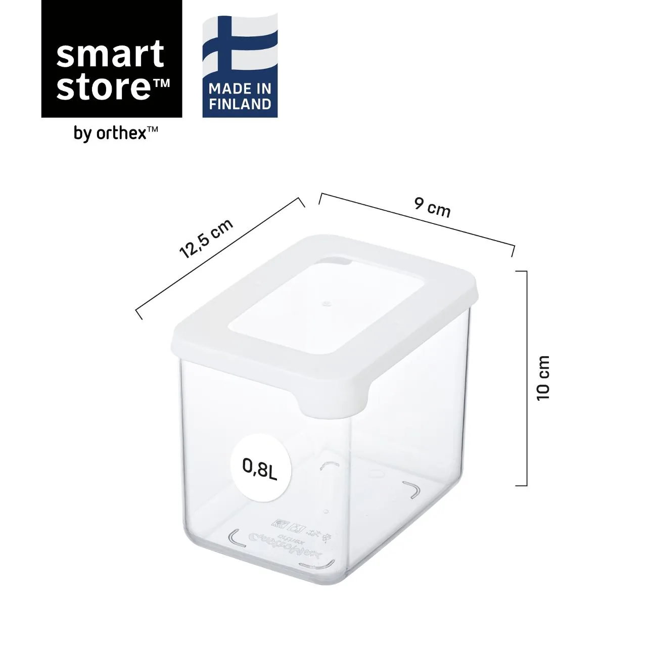Oppbevaringsboks GASTROMAX tørrmat 0,8L