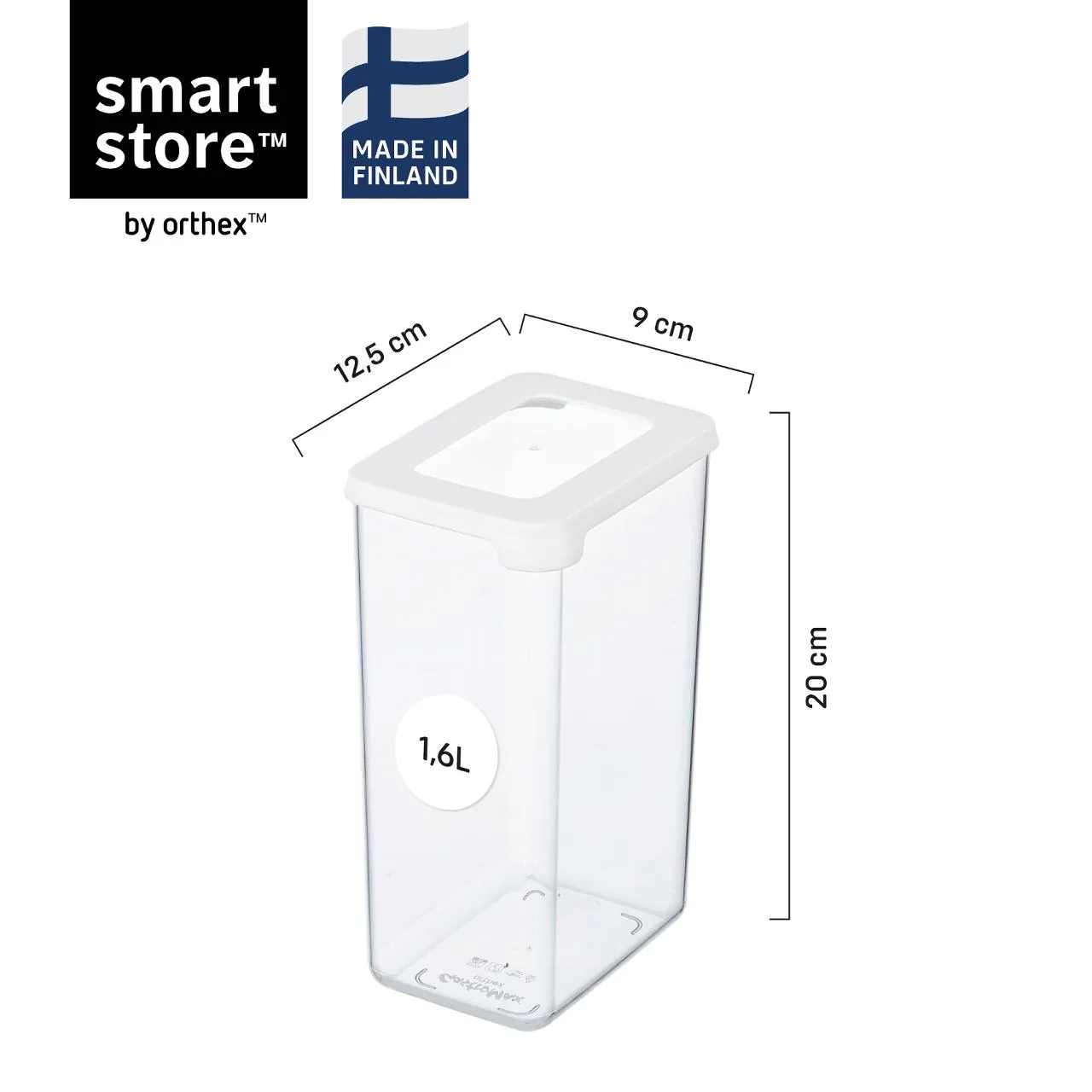 Oppbevaringsboks GASTROMAX tørrmat 1,6L
