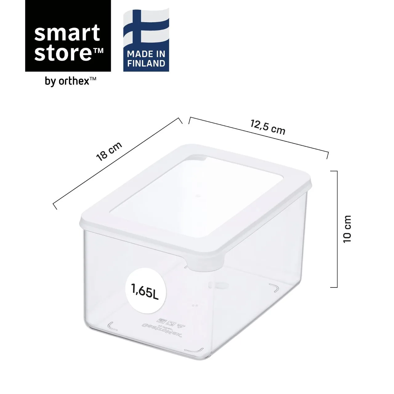 Oppbevaringsboks GASTROMAX tørrmat 1,65L