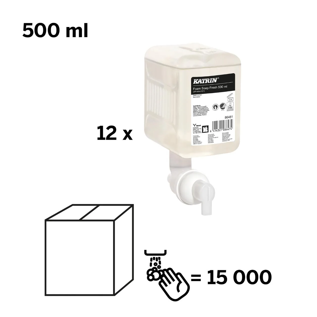Skumsåpe KATRIN Fresh 0,5L
