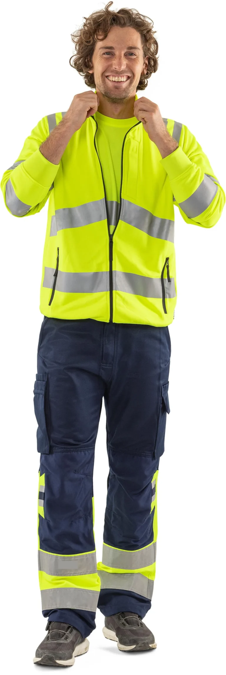 Jakke FRISTADS 7863 GPSW HiVis XL - Bilde 5