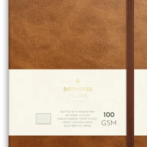 Notatbok BURDE DotNotes Deluxe A5 brun