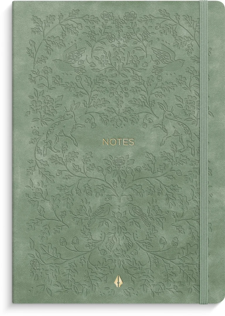 Notatbok BURDE Deluxe A5 Smooth Green