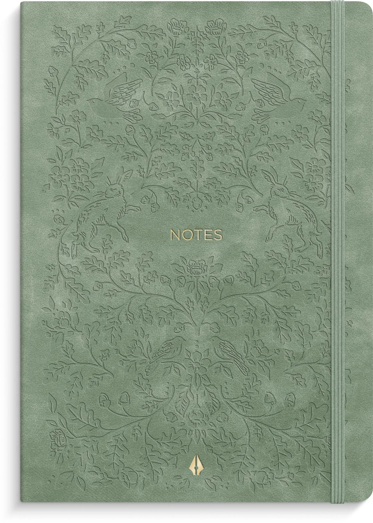 Notatbok BURDE Deluxe A5 Smooth Green
