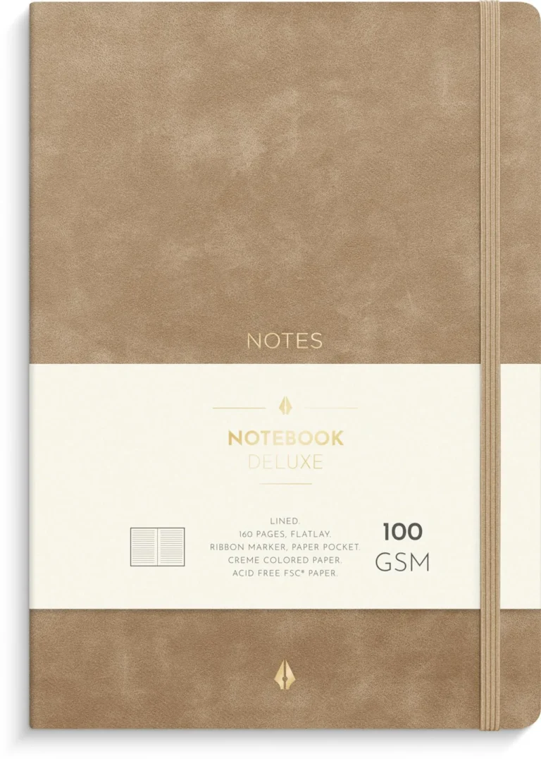 Notatbok BURDE Deluxe A5 Smooth Beige