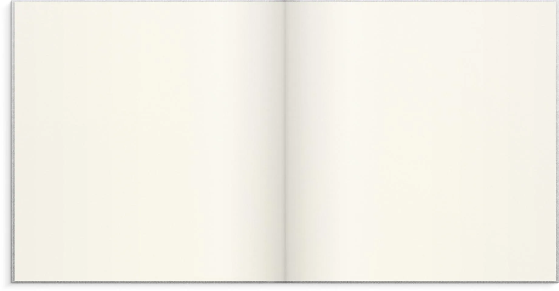 Notatbok BURDE Memory book tekstil grå