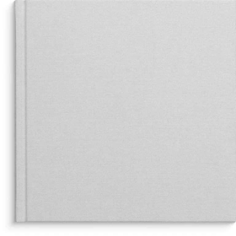 Notatbok BURDE Memory book tekstil grå - Bilde 3