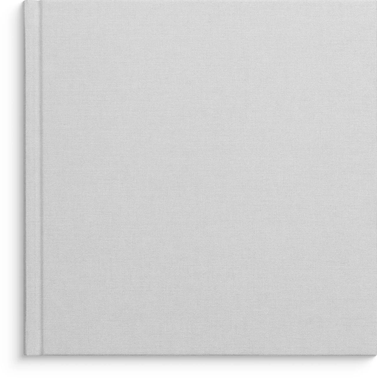 Notatbok BURDE Memory book tekstil grå