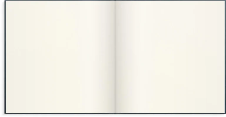 Notatbok BURDE Memory book tekstil blå - Bilde 2