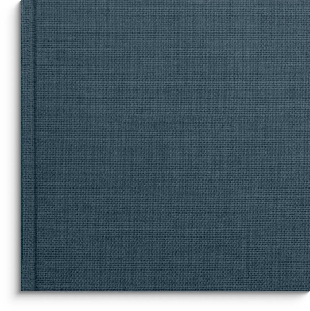 Notatbok BURDE Memory book tekstil blå