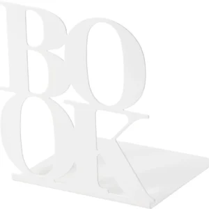 Bokstøtte BURDE BOOK hvit (2)