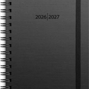 Studentkalender GRIEG A5 spir 26/27 sort