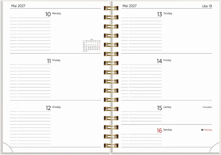 Studentkalender GRIEG A5 26/27 Flower - Bilde 2