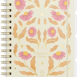 Organizer og Notes GRIEG A5 26/27 Daisy