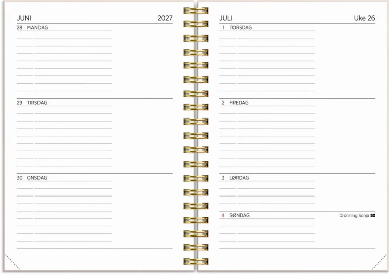 Kalender GRIEG A6 26/27 Style - Bilde 2
