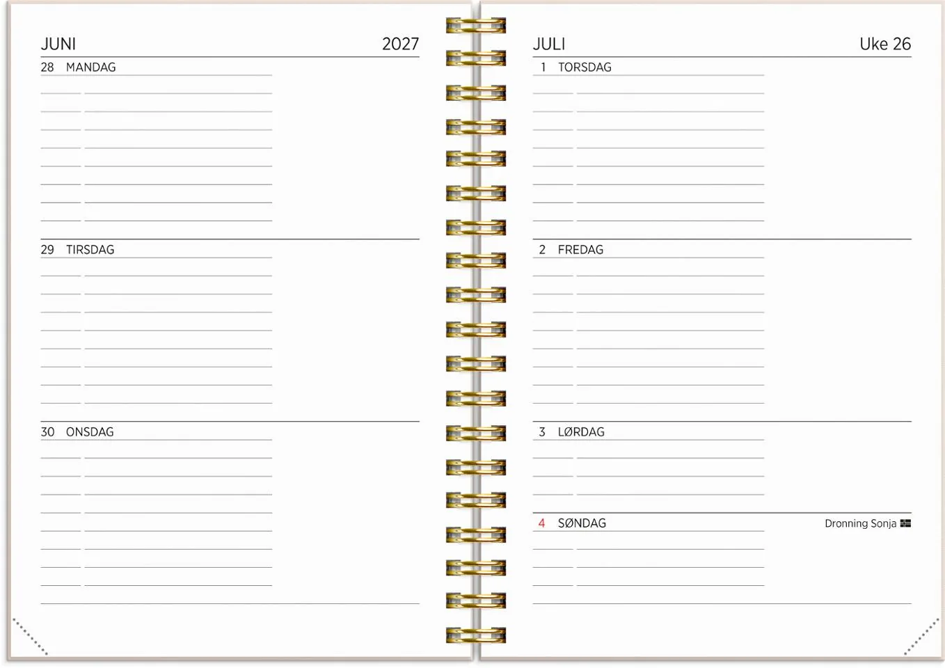 Kalender GRIEG A6 26/27 Style