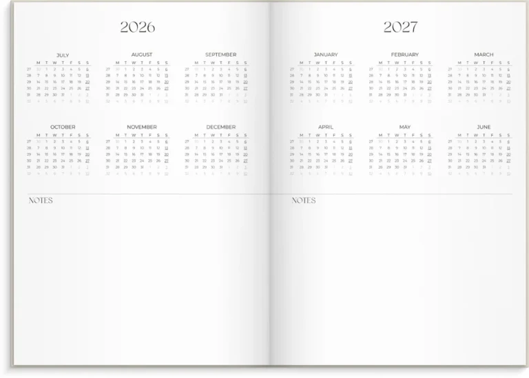 Kalender Burde Student Planner A5 26/27 - Bilde 4