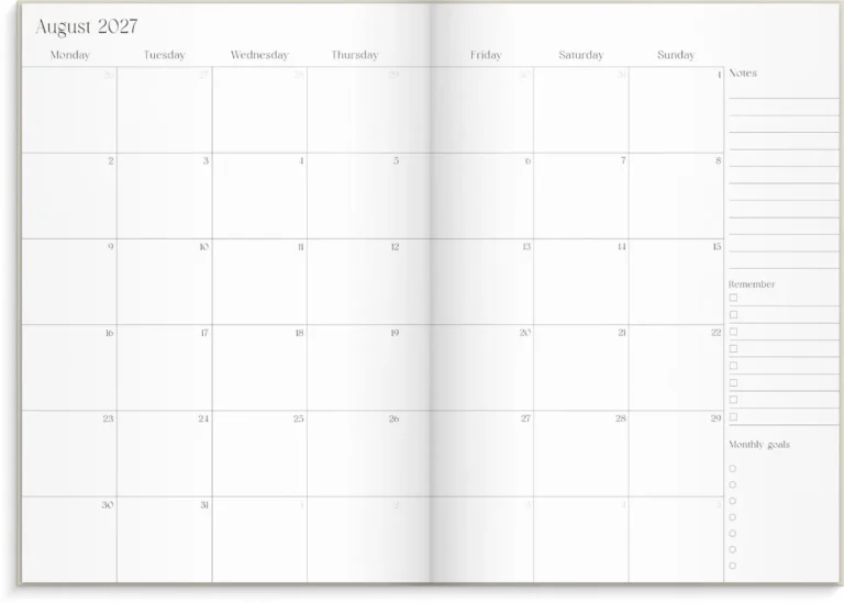 Kalender Burde Student Planner A5 26/27 - Bilde 6