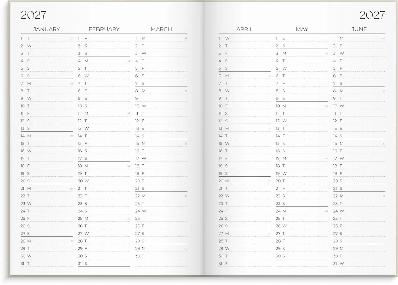 Kalender Burde Student Planner A5 26/27