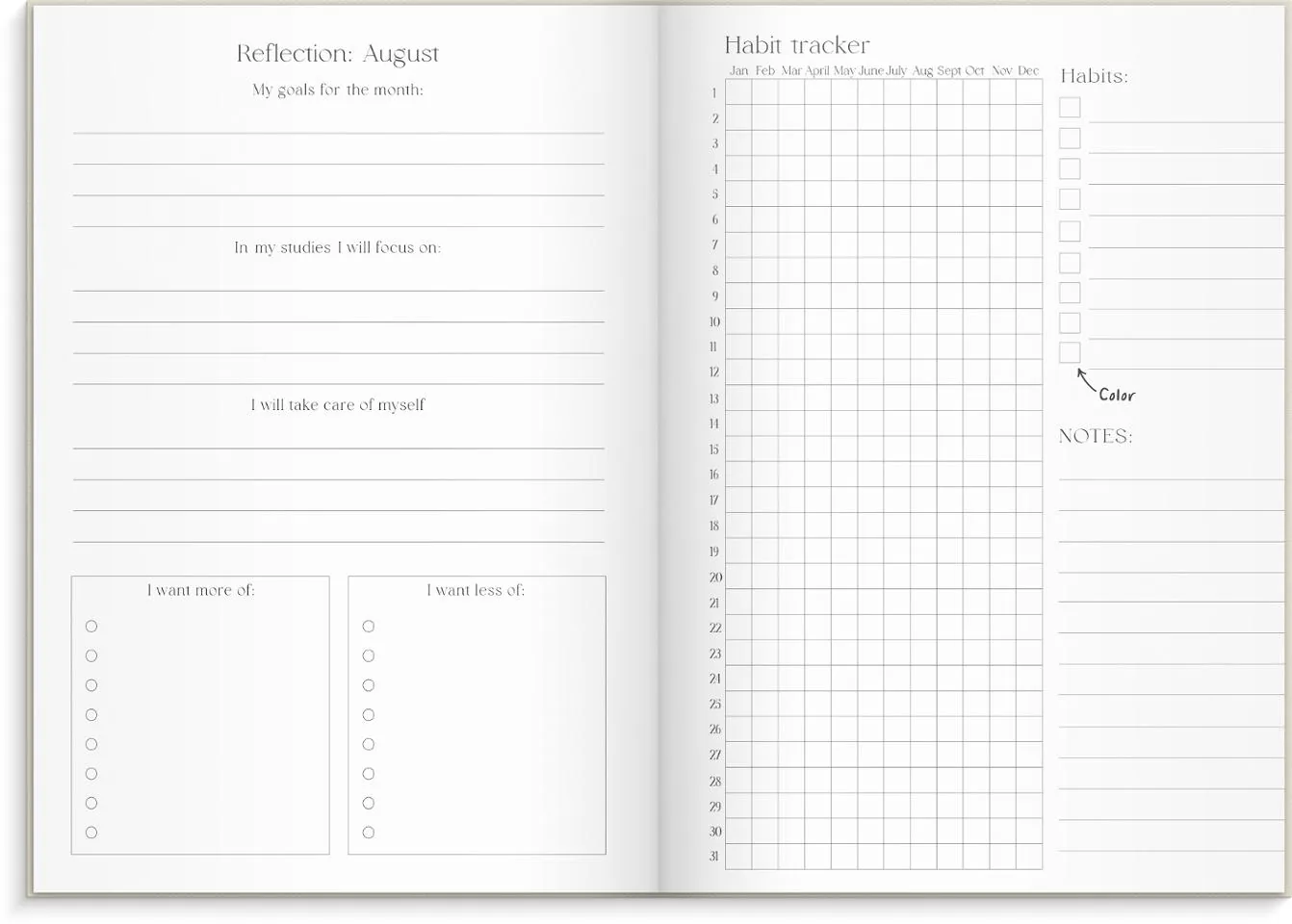 Kalender Burde Student Planner A5 26/27
