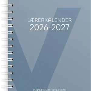Lærerkalender A5 vg skole 26/27 blå
