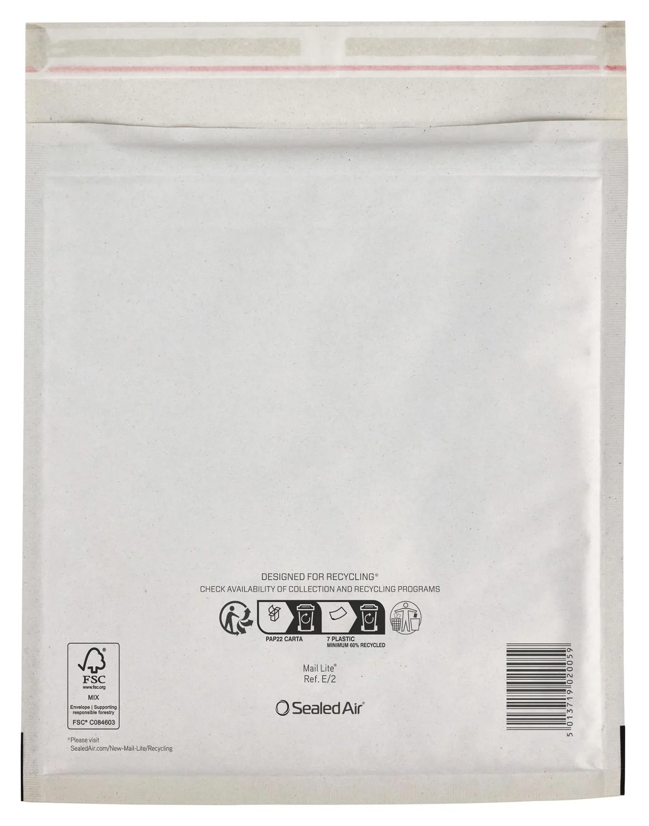 Boblekonvolutt Mail Lite E/2 22x26cm
