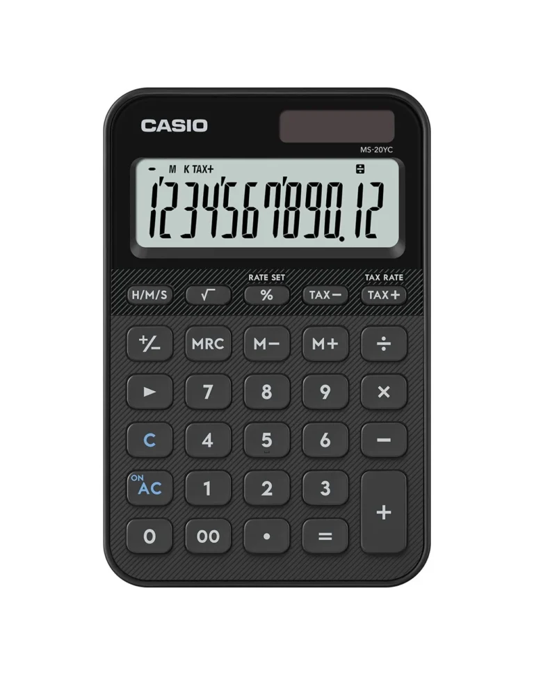 Bordregner CASIO MS-20YC sort