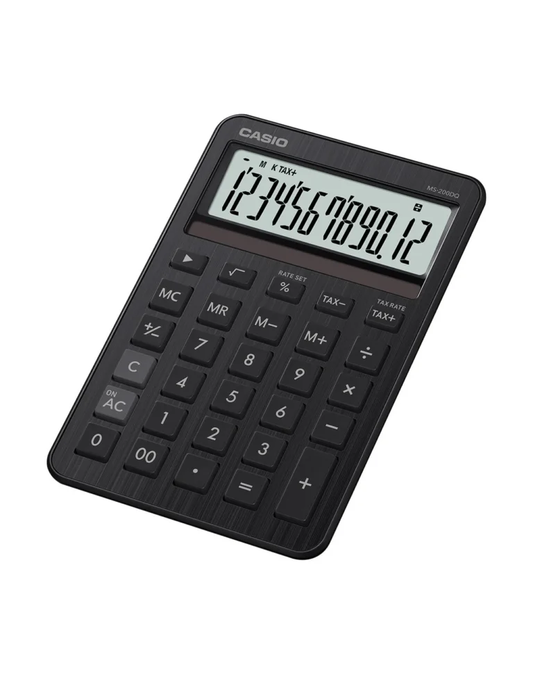 Kalkulator CASIO MS-200DQ sort - Bilde 2