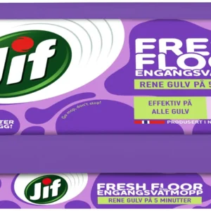 Engangsvåtmopp JIF Fresh Floor (10)