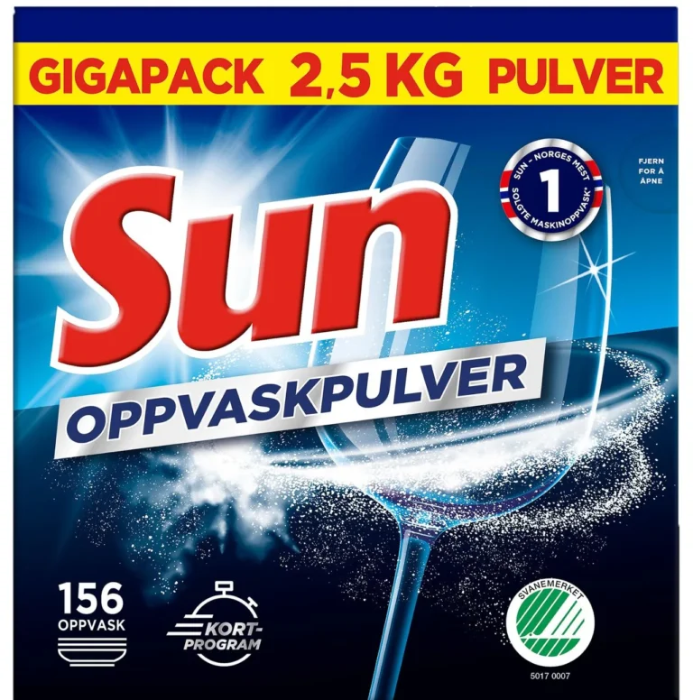 Maskinoppvask SUN pulver 2,5kg