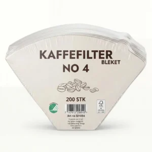 Kaffefilter no.4 bleket (200)